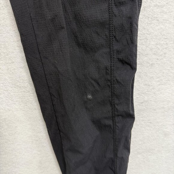 Athleta Pants Womens 2 Black Ripstop Jogger Nylon Stretch Drawstring Pockets - Picture 2 of 10